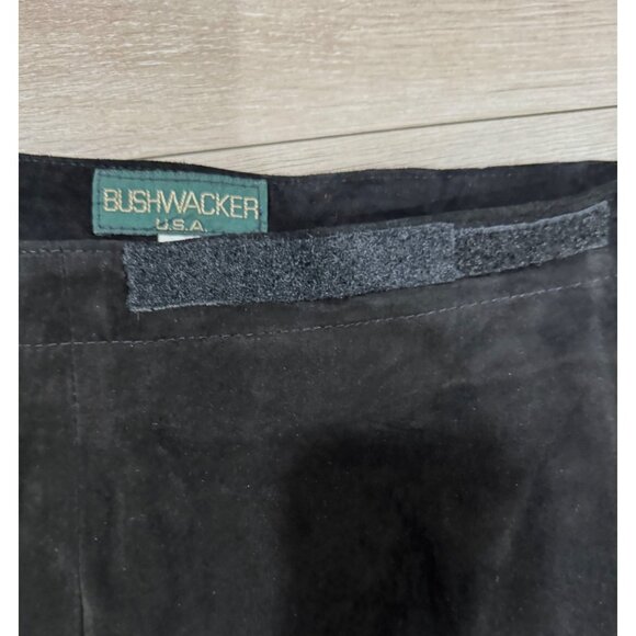 Vintage Bushwacker USA Genuine Leather Suede Maxi Skirt Western Boho Size 10 - Picture 6 of 8